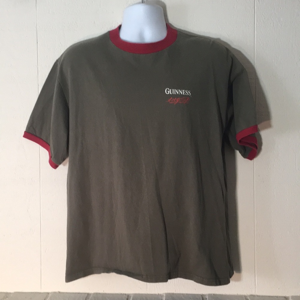 GUINNESS T-SHIRT GREEN LARGE.